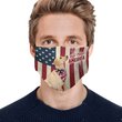 THM20072421 Labrador Retriever God Bless Face Mask