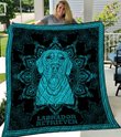 MHQD2006 Labrador Retriever Mandala Quilt Blanket