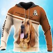 THDOG1018 If you dont have one Bloodhound 3D HOODIE