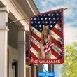 DIF4046-bloodhound Personalized Flag