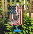 THF0182 English Cocker Spaniel God Bless America Personalized Flag