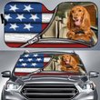 DIC4019-English Cocker Spaniel Car Sun shade