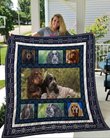 QUI36001 English Cocker Spaniel Quilt Blanket