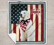 Great Pyrenees God Bless America Quilt Bed Set & Quilt Blanket