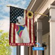 MHFCHO113 Great Pyrenees Personalized Flag