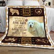 THQUSA1005 Great Pyrenees Personalized Fleece Blanket – Made in USA