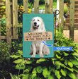 THF20072910 Great Pyrenees-Welcome to our happy place Personalized Flag