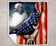 THQDOG54013 Great Pyrenees Quilt Blanket