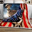 THQDOG54014 Greyhound Quilt Blanket