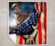 THQDOG54014 Greyhound Quilt Blanket