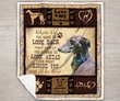 THQUSA1006 Greyhound Personalized Fleece Blanket – Made in USA