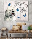THD0144 Old English Sheepdog Matte Canvas