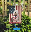 THF0293 Old English Sheepdog Personalized Flag