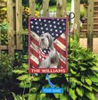 DIF4036-Old English Sheepdog Personalized Flag