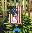 THF0191 Papillon God Bless America Personalized Flag