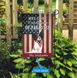BIF20071310 Papillon Welcome To Our Paradise Personalized Flag
