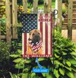 THF0195 Shar Pei God Bless America Personalized Flag
