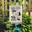 BIF2706 In This House We Love Cats Personalized Garden Flag