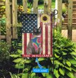 MHFMEO104 Siamese cat Hippie Personalized Flag