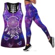 THL0113 Butterfly Dreamcatcher COMBO LEGGINGS AND HOLLOW TANK TOP