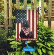 BIF0502 Black cat Personalized Garden Flag