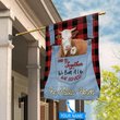 Beef Cattle TUF0807 Personalized Flag