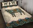 DIEA009-Cows,CATTLE Quilt Bed Set