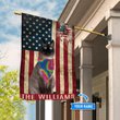 MHFMEO204 Siamese cat Hippie Personalized Flag