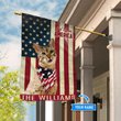 THF0245 Bengal Cat God Bless America Personalized Flag