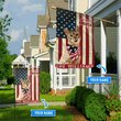 THF0245 Bengal Cat God Bless America Personalized Flag