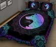 THE5062 Yin Yang dog cat Quilt Bed Set