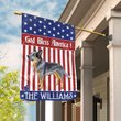 CHFD3011 Australian Cattle God Bless America Personalized Flag