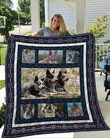 QUI14002 Australian Cattle Dog Quilt Blanket