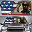 DIC4004-Black Cat Car Sun shade