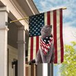 BIF0403 British Shorthair Cat House Flag