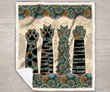 THQ5001 Cat Paw Quilt Blanket