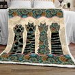 THQ5001 Cat Paw Quilt Blanket