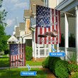 BIF20070910 Maine Coon Cat Welcome To Our Paradise Personalized Flag