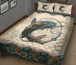 MHE0201 Catfish Quilt Bed Set