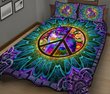 DIEH5001-HIPPIE-Cat Quilt Bed Set