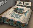 THE5133 Catfish Quilt Bed Set