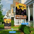 TUF1104 Black Cat Halloween Farm Personalized Flag