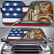 DIC4035-Bengal cat Car Sun shade