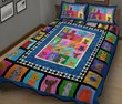 THE5067 Cat Quilt Bed Set