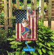 MHFMEO202 Cat Hippie Personalized Flag