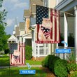 THF0249 Persian Cat God Bless America Personalized Flag