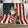 BIQ0501 Cat Flag Fleece Blanket – Made in USA
