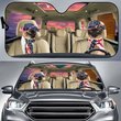 THC0127 Siamese Cat Car Sun Shade