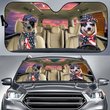 THC0116 Australian Cattle Dog Car Sun Shade