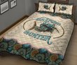 THE5135 Catfish Quilt Bed Set